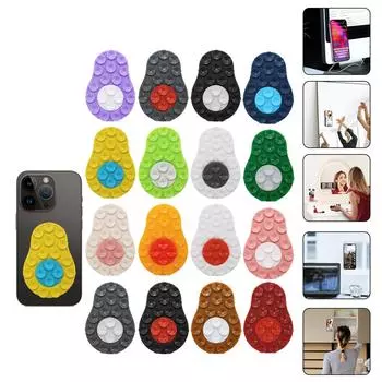 Силиконовый держатель для телефона с присоской для всех мобильных телефонов, держатель для телефона в форме авокадо, двухсторонняя подставка для телефона с присоской 16