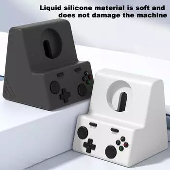 Силиконовый держатель для зарядного устройства для Apple Watch Series Dock, держатель для кабеля для зарядки, удобный темно-серого