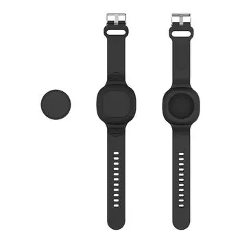 Силиконовый детский GPS-браслет Детские часы-браслет для Samsung Galaxy SmartTag Outdoor чёрный