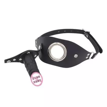 Силиконовый дилдо, шариковый кляп, съемный, конский, сбруя, ротовой шарик, глубокая глотка, ротовая чаша, SM, женский раб, обучение, пара, сексуальный секс-продукт Black5.5cm