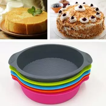 Силиконовый диск для выпечки, форма для торта, 9-дюймовая силиконовая форма для торта на день рождения, круглая, уникальная