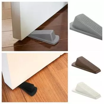 Силиконовый дверной стопор Дверные блокираторы Дверной блок Противоскользящие дверные упоры Пол белый