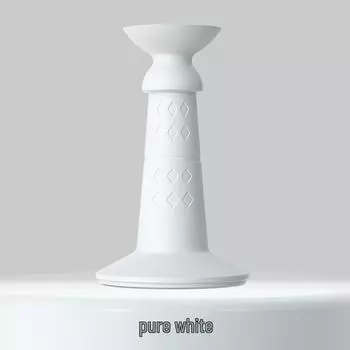 Силиконовый дверной стопор и противоударная накладка - Без сверления, водонепроницаемый, защита стен для ванной комнаты и многого другого чистый белый