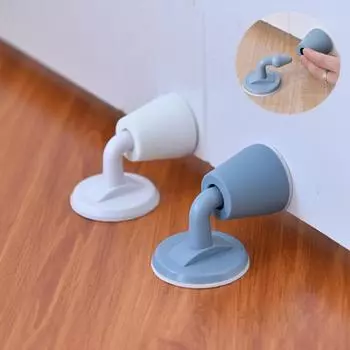Силиконовый дверной стопор из АБС-пластика, дверной стопор, крышка, дверной держатель, бесшумный самоклеящийся пол, непробиваемый дверной стопор, инструмент для защиты мебели