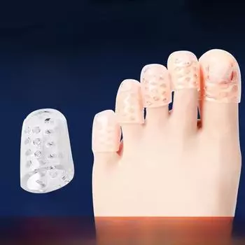 Силиконовый дышащий протектор для мизинца ноги - решение для защиты от износа и расслоения 1 piece