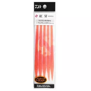 Силиконовый галстук DAIWA Tairaba Beniga STR (Прямо) Keimura Orange Lame Lure