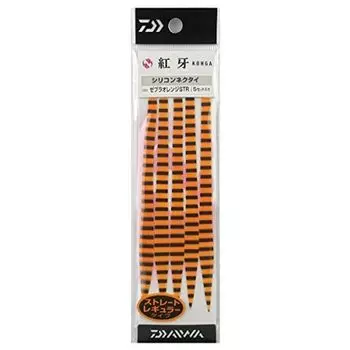 Силиконовый галстук DAIWA Tairaba Beniga STR Zebra Orange Lure (Прямо)