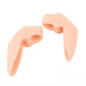 Силиконовый гель, корректор для большого пальца, защита для пальцев, разделитель Hallux Valgus, выпрямитель для пальцев, вспомогательные подушечки для ухода за ногами Double ring телесный