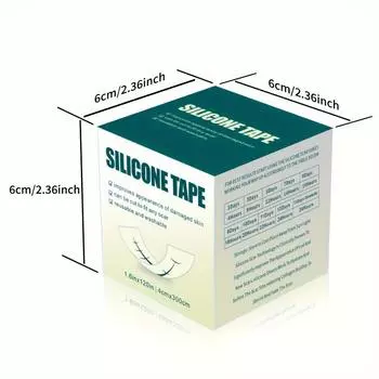 Силиконовый гелевый пластырь для рубцов, невидимая дышащая лента для рубцов светло-бежевый