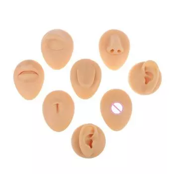 Силиконовый инструмент для пирсинга уха, глаз, носа, рта, языка, пупка, пресс-иглы Left Ear