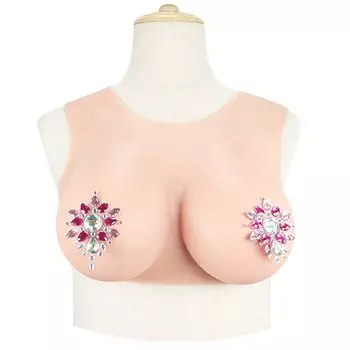 Силиконовый искусственный ложный косплей освежающий круглый вырез чашка силикон D [MUSIC POET] бюст, грудь, грудь, грудь, переодевание, маскировка, BH (кожа