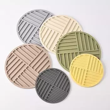 Силиконовый изоляционный коврик, обеденный коврик, коврик для кастрюль, чашек и мисок, коврик для овощей, песочница, термостойкий коврик для обеденного стола 16cm