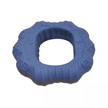 Силиконовый кистевой эспандер для укрепления пальцев, эргономичный тренажер для силы хвата, кольцо, артрит, кистевая терапия, реабилитация, тренировочное оборудование L серый