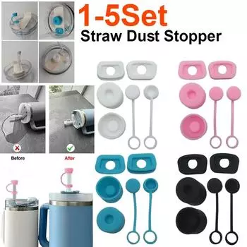 Силиконовый комплект заглушек для защиты от проливания для Stanley Cup 1.0 2.0 40 унций/30 унций Аксессуары для стаканов с трубочкой Пробка для проливания Пробка для проливания