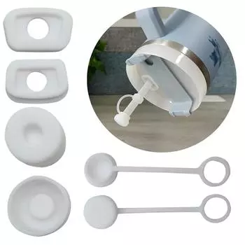 Силиконовый комплект заглушек для защиты от проливания для Stanley Cup 1.0 2.0 40 унций/30 унций Аксессуары для стаканов с трубочкой Пробка для проливания Пробка для проливания