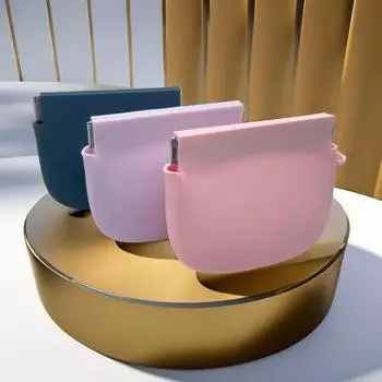 Силиконовый кошелек для монет, портативный сплошной цвет, многофункциональный держатель для монет, губная помада, ключи, сумка для хранения кабеля наушников, кошелек для женщин и девочек, подарок