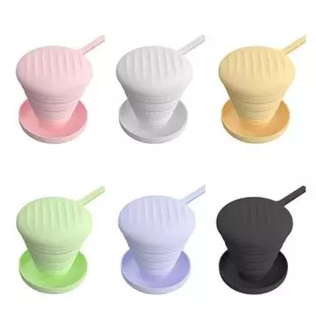 Силиконовый коврик для чистки кистей для макияжа, складной инструмент для мытья кистей для макияжа, инструмент для чистки кистей розовый