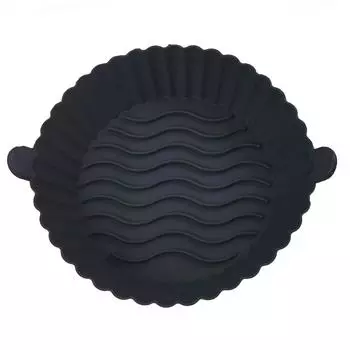 Силиконовый коврик для фритюрницы с держателем, многоразовый аксессуар для духовки и фритюрницы