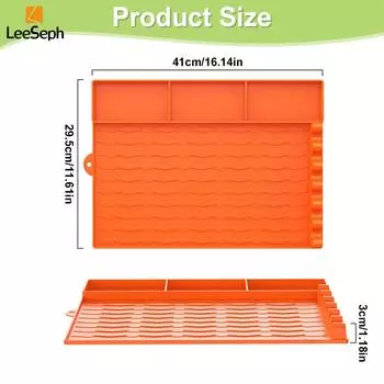 Силиконовый коврик для гриля, кухонная жаропрочная накладка для лопатки для барбекю, для боковой полки Blackstone, кухонной столешницы