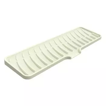 Силиконовый коврик для крана для кухонной раковины, противоскользящий коврик для слива раковины(белый)