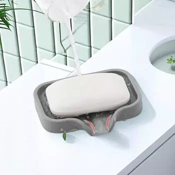 Силиконовый коврик для крана, поднос для кухонной раковины, дозатор мыла, губка, сливная подушка для раковины, коврик для сушки брызг, лоток для хранения на столешнице 1pcs чёрный