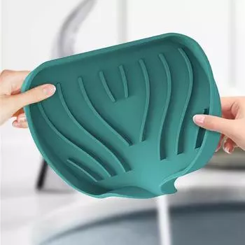 Силиконовый коврик для крана, подставка для кухонной мойки, дозатор мыла, губка, сушка для раковины, подставка для хранения на столешнице, подставка для мыла