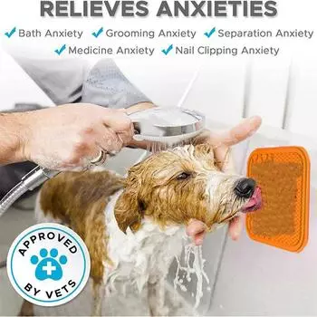 Силиконовый коврик для лизания домашних животных для собак, тарелка для медленной еды для домашних животных, силиконовая присоска для купания собак, присоска для кормления собак, принадлежности для кормления собак