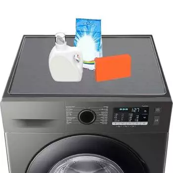 Силиконовый коврик для мини-холодильника, усиленный защитный коврик для пола, коврик для хранения с высоким приподнятым краем, коврик для домашних животных, защитный коврик для пола серый