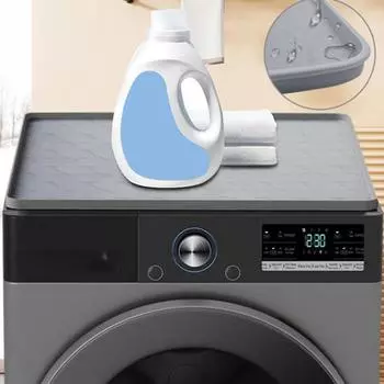 Силиконовый коврик для мини-холодильника, усиленный защитный коврик для пола, коврик для хранения с высоким приподнятым краем, коврик для домашних животных, защитный коврик для пола серый