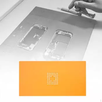 Силиконовый коврик для пайки, электронный ремонтный стол, домашний термостойкий рабочий инструмент для телефона, игрушка оранжевый