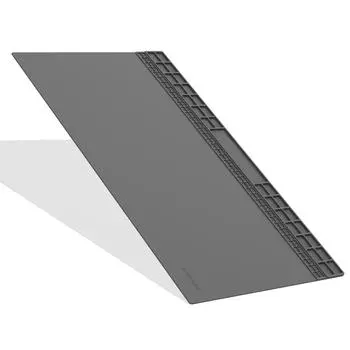 Силиконовый коврик для пайки, термостойкий, ремонтный коврик для паяльника, складной, очень большой, коврик для ремонта телефона 2025 1pc серый