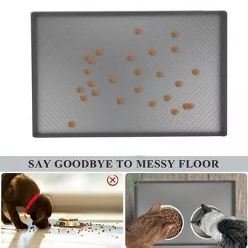 Силиконовый коврик для раковины Водонепроницаемая подкладка под раковину Защитная пленка для шкафа Органайзер Поддон для капель Маслостойкий Легко чистящийся Многофункциональный вкладыш для кухонной полки Small чёрный