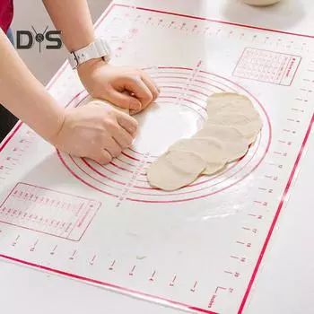 Силиконовый коврик для теста с антипригарным покрытием, коврик для выпечки, формы для выпечки, кухонные гаджеты Red_26*29cm