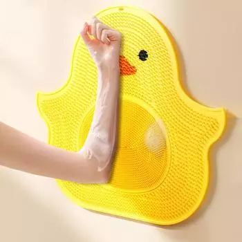 Силиконовый коврик для ванной комнаты с противоскользящей накладкой и присосками, напольный коврик, средство для чистки ног, педаль для унитаза серый