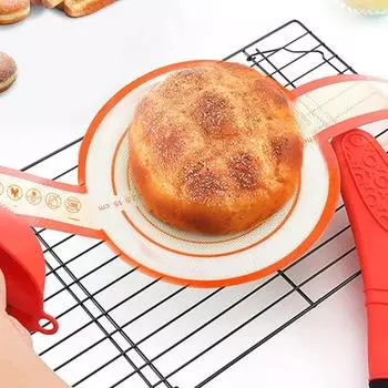 Силиконовый коврик для выпечки, антипригарный, легкоочищаемый, коврик для замешивания теста, устойчивый к высоким температурам, слинг-котелок красный