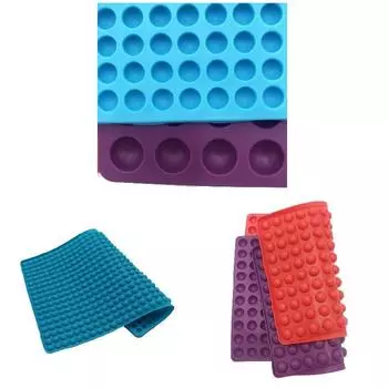 Силиконовый коврик для выпечки, форма 2 см, полусфера, шоколадное печенье, термостойкая форма