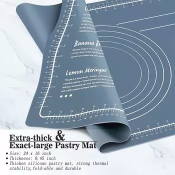 Силиконовый коврик для выпечки, коврик для замешивания теста, тестомес для пиццы, торта, кондитерских изделий, кухонных принадлежностей для гриля, приспособлений для выпечки, ковриков для стола, подложки