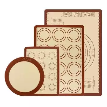 Силиконовый коврик для выпечки макарон, подкладка для формы для выпечки, антипригарное покрытие, термостойкая кухонная духовка, инструмент для раскатывания теста, аксессуары