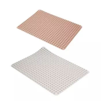 Силиконовый коврик для выпечки Пирамидальные листы Антипригарный коврик для выпечки Противень для приготовления, выпечки и жарки Можно мыть в посудомоечной машине