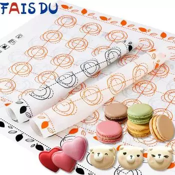 Силиконовый коврик для выпечки помадка для выпечки макарон духовка дома антипригарное покрытие инструменты для выпечки тортов кондитерские инструменты коврики для раскатывания теста коврик