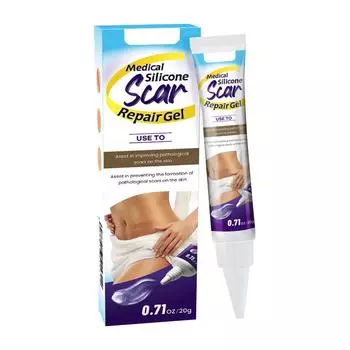 Силиконовый крем от шрамов, Гель от шрамов, Уменьшающий шрамы, Питательный и стимулирующий регенерацию кожи уходовый крем One Size белый