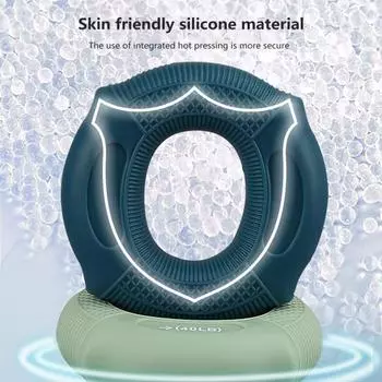 Силиконовый круг с выпуклым углом, укрепляющий мышцы рук, улучшающий силу хвата, разжимающий тренажер для силы хвата рук темно-серого