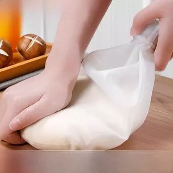 Силиконовый кухонный мешок для замешивания теста большой, утолщенный с антипригарным покрытием для выпечки, домашнего приготовления теста Small size (3 catties)