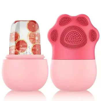 Силиконовый ледяной ролик для лица, инструмент для ухода за кожей лица, массаж лица, уменьшение отечности глаз, красота, прекрасный подарок для женщин