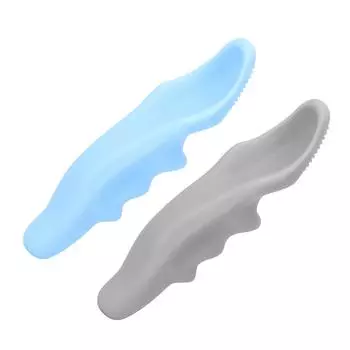 Силиконовый массажный инструмент для снятия боли, болезненности, триггерный точечный массажер для большого пальца Gray