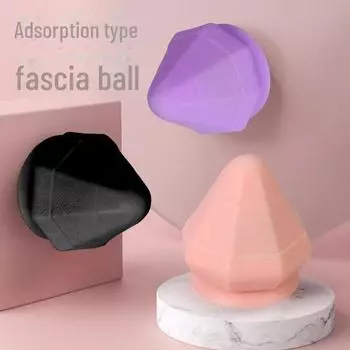 Силиконовый массажный мяч для фасции для расслабления мышц: Подошва, Спина, Талия, Плечи, Шея 1 piece Handheld розовый