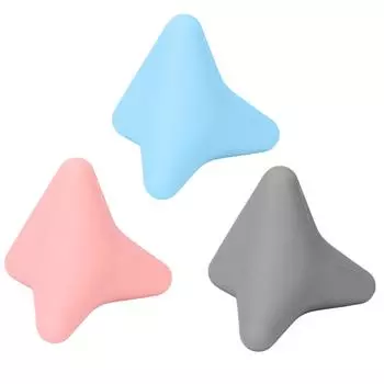 Силиконовый массажный мяч для снятия боли, расслабления мышц рук, фасции, массаж рук, лечебный мяч для упражнений Pink