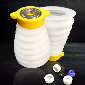 Силиконовый масштабируемый пылезащитный чехол для ударной дрели, пылесборник, домашнее украшение, электрический молоток белый