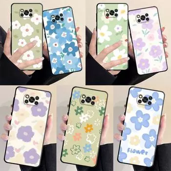 Силиконовый матовый чехол для Samsung Galaxy S21 S22 S20 Note 20 Ultra 10 Plus 8 9 S23 S22 Ultra 5g Note20 S20 с милым цветочным чехлом Samsung Note 8