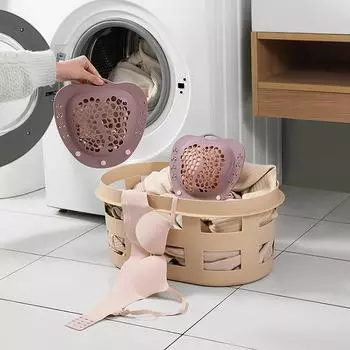 Силиконовый мешок для белья, сумка для стирки бюстгальтера, бытовой антидеформационный органайзер для белья, подходящий для любой легкой и небольшой одежды красный